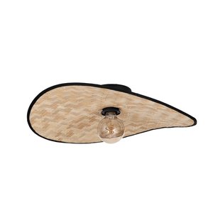 EGLO Plafondlamp Marywell, bamboe naturel, 50 x 35 cm, E27