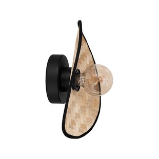 EGLO Wandlamp Marywell, bamboe naturel, 30 x 20 cm, E27