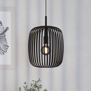 EGLO Hanglamp Romazzina, zwart, Ø 33 cm, metaal, E27