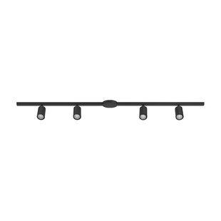 EGLO Railset EASY TRACK, zwart, 4 x GU10-spots lengte 193 cm
