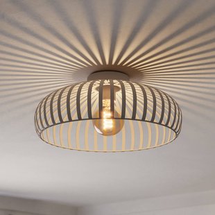 EGLO Plafondlamp Mogano 3, beige, Ø 43 cm, metaal, E27