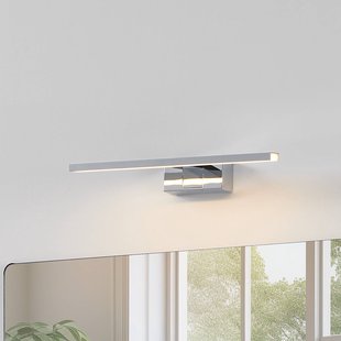EGLO LED wandlamp Conettilla, chroomkleurig, breedte 40 cm IP44 CCT