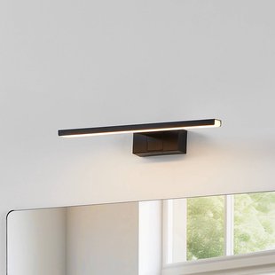 EGLO LED wandlamp Conettilla, zwart, breedte 40 cm, IP44, CCT