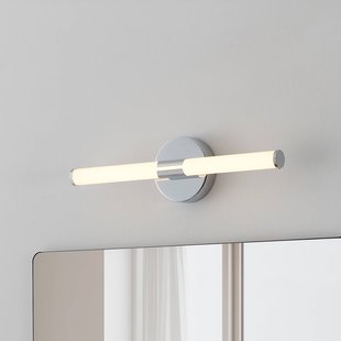 EGLO LED wandlamp Ramola, chroomkleurig, breedte 45 cm, IP44, CCT