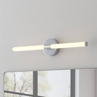 EGLO LED wandlamp Ramola, chroomkleurig, breedte 60 cm, IP44, CCT