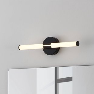 EGLO LED wandlamp Ramola, zwart, breedte 45 cm, IP44, CCT