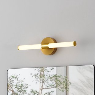 EGLO LED wandlamp Ramola, messingkleurig, breedte 45 cm, IP44, CCT