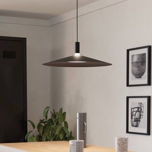 EGLO LED hanglamp Conomavilla-Z, zwart, Ø 45 cm CCT RGB