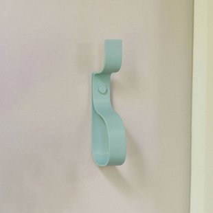 Hübsch Garderobehaak Nami, blauw, hoogte 20 cm, ijzer