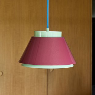 Hübsch Hanglamp Remi, groen/rood, Ø 25 cm, metaal