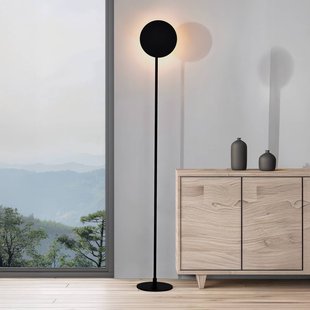 Viokef LED vloerlamp Isabel, zwart, hoogte 168 cm, metaal