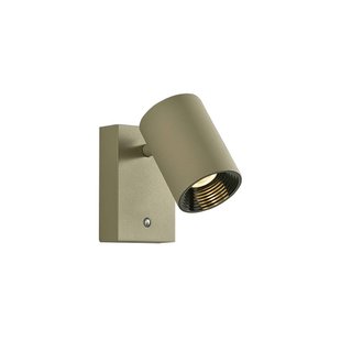 Viokef LED wandlamp Melina olijfgroen, uitval 12 cm, metaal, dimbaar