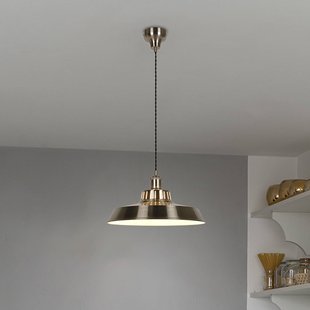 COREP Hanglamp Thelma, aluminiumkleurig, Ø 38 cm, metaal