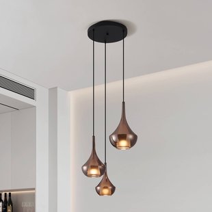 Stars of Light hanglamp Almoster, koper, Ø 55 cm, 3-lamps