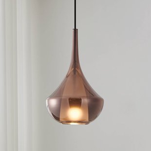 Stars of Light hanglamp Almoster, koper, Ø 25 cm, glas