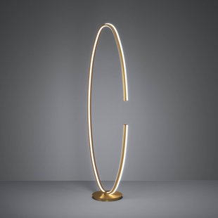 Stars of Light LED vloerlamp Bogado, goud, 143 cm, CCT dimbaar