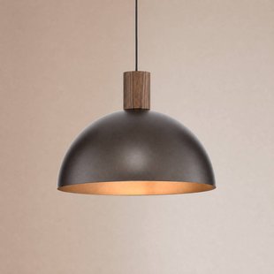 TK Lighting Hanglamp Oslo, bruin, metaal, Ø 34 cm, E27