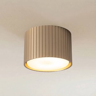 TK Lighting Downlight Ferro, beige, kunststof, 6 cm hoog, GX53