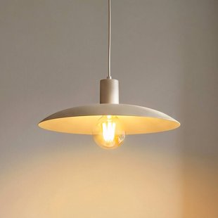 TK Lighting Hanglamp Astra, zandkleurig, metaal, Ø 41 cm, E27
