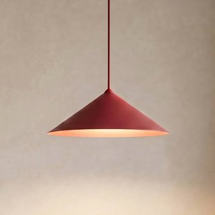 TK Lighting Hanglamp Lume L, bordeauxrood, metaal, Ø 40 cm, GX53