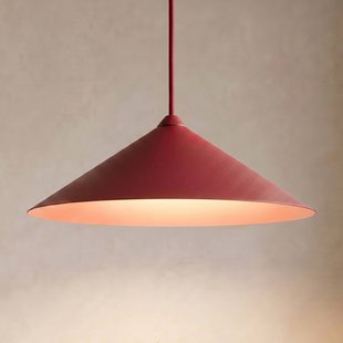 TK Lighting Hanglamp Lume XL, bordeauxrood, metaal, Ø 49 cm, GX53