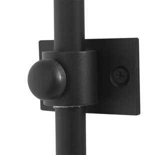 Steinhauer Wandlamp Sparkled Light 4151ZW, zwart/natuurlijk bamboe, E27