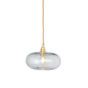 EBB & FLOW hanglamp Horizon, helder, glas, Ø 21 cm