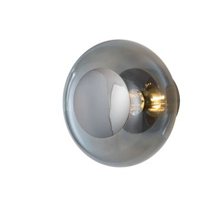 EBB & FLOW wandlamp Horizon Surface, rookgrijs, Ø 21 cm