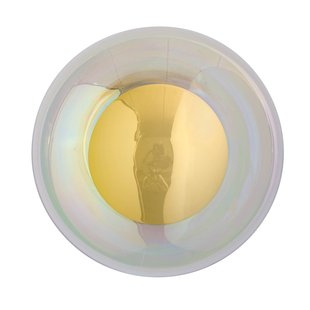 EBB & FLOW wandlamp Horizon Surface, helder, glas, Ø 21 cm
