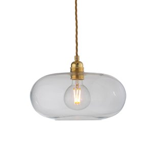EBB & FLOW hanglamp Horizon, helder, glas, Ø 29 cm