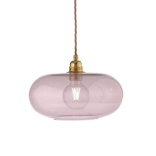 EBB & FLOW hanglamp Horizon, rosé, glas, Ø 29 cm