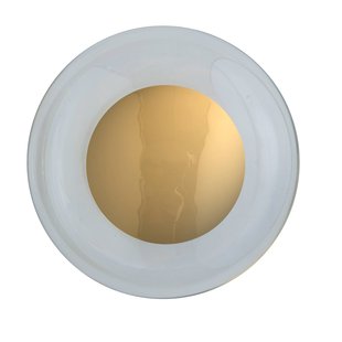 EBB & FLOW wandlamp Horizon Surface, helder, glas, Ø 29 cm