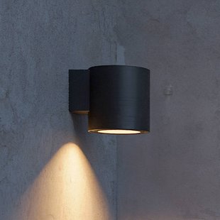 Philips buitenwandlamp Fylx, zwart, metaal, IP44, GU10