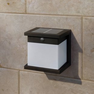 Philips Diara LED-wandlamp op zonne-energie, zwart, met sensor, IP44
