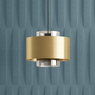Stars of Light hanglamp Dugla, goudkleurig, Ø 28 cm, E27