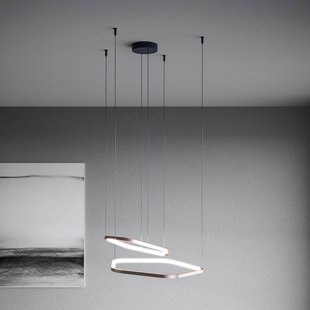 Stars of Light LED hanglamp Estrella, brons, 2-lamps, CCT