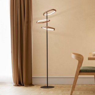 Stars of Light LED vloerlamp Estrella brons/zwart 160 cm