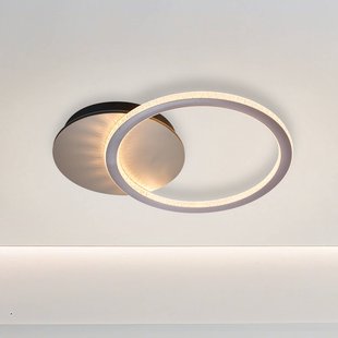 Searchlight LED plafondlamp Specs, crèmekleurig, lengte 45 cm, ijzer/acryl