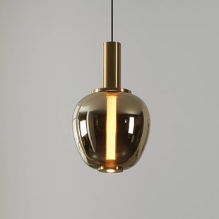 Stars of Light LED hanglamp Fruitera goud Ø21cm glas CCT