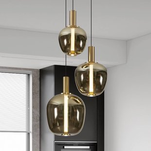 Stars of Light LED hanglamp Fruitera goud Ø45 cm 3-lamps CCT
