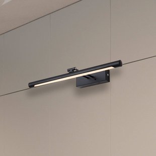 Searchlight Holton LED wandlamp op accu, matzwart, breedte 45 cm, CCT