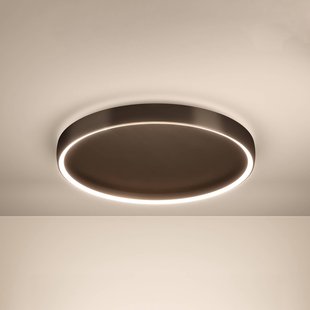 Stars of Light LED plafondlamp Trabuco zwart/bruin 55 cm