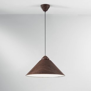 Luce Ambiente Design Hanglamp Big Bang kastanjebruin/wit, Ø 49 cm, metaal