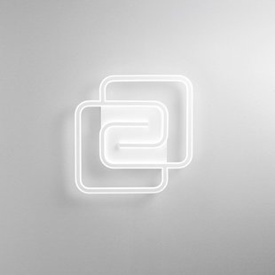 Luce Ambiente Design LED wandlamp Cayman Quadrata, wit, breedte 49 cm, metaal, CCT