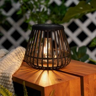 Pauleen LED tafellamp SUNSHINE GLIMMER, zwart, IP44