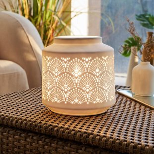 Pauleen tafellamp PRETTY SUNKISS, wit, hoogte 18 cm, porselein