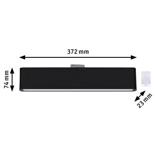 Paulmann URail LED-railverlichting Ceris zwart 4.000 K 37 cm