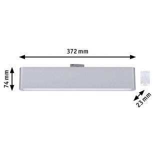 Paulmann URail LED-railverlichting Ceris, chroom, 3.000 K, 37 cm