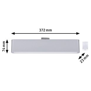 Paulmann URail LED-railverlichting Ceris, chroom, 4.000 K, 37 cm