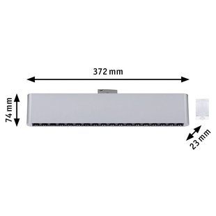 Paulmann URail LED-railverlichting Zelos, chroom, 4.000 K, 37 cm